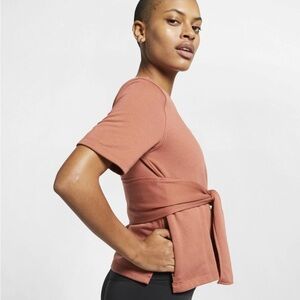 Nike Studio Women's Short-Sleeve Yoga Training Top